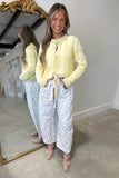 Spring Into Style Cardigan Yellow