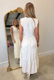 Seashell Breeze Midi Dress Oat