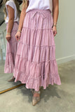 Sucker For Stripes Skirt Pink