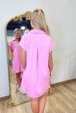 Just Hanging Out Dress Pink