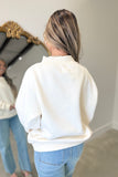 Season Starter Oversized Fleece Cream