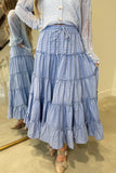 Sucker For Stripes Skirt Blue
