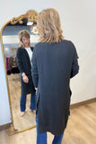 Renuar Knit Cardigan Sweater Black