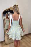 Tropic Twist Dress Lime