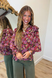 Berry Bliss Floral Top