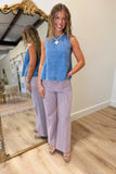 Another Love Bristol Jean Berry Blush Stripe