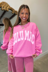 Lulu Mac Sweatshirt Bubblegum