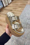 Shushop Lucinda Platform Sandal Gold