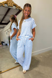 Skyline Striped Set Blue