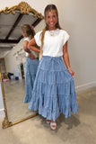 Polka Hontas Skirt Blue RESTOCK