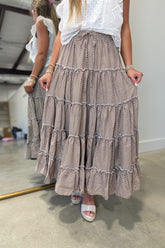 Polka Hontas Skirt Brown RESTOCK