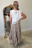 Polka Hontas Skirt Brown RESTOCK