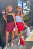 Sideline Skort Red