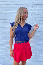 Alumni Social Top Navy