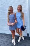 Rivalry Remix Dress Blue