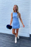Rivalry Remix Dress Blue