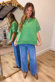 Maisie Crew Neck Sweater Top Green
