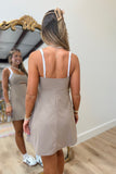 Active Summer Cutout Dress Brown