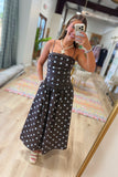 Polka Dot Perfection Dress Brown