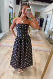 Polka Dot Perfection Dress Brown