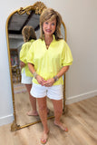 Pretty in Yellow Blouse