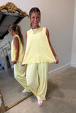 Sunshine Season Pant Set Yellow