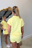 Warm Days Ahead Scuba Short Set Yellow