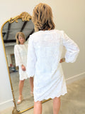 Boho Chic Lace Dress White