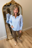 Charlie B Twill Slim Leg Pant Truffle