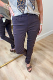 Charlie B 5 Pocket Stretch Pants Coffee