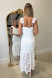 The Night Before Lace Midi Dress