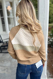 Sweet and Stuffed Color Block Sweater