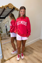 Ole Miss Mock Neck Sweatshirt