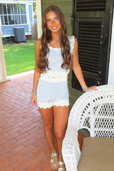 Wavy Day Scallop Set Blue