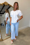 Latice Lace Blouse White