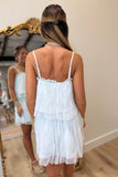 Dominican Dream Lace Skirt Set Blue