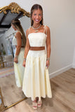 Coastal Hues Skirt Set Yellow