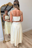 Coastal Hues Skirt Set Yellow