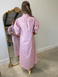 Pink Bouquet Breeze Midi Dress