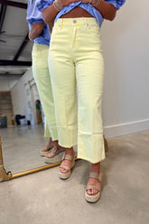 Dear John Capri Jean Wax Yellow