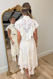First Impression Lace Eyelet Top White