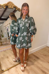 Garden of Love Dress Olive