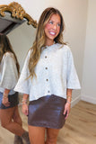 Britt Button Sweater Oat