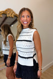 RD Style Clara Sleeveless Vest White