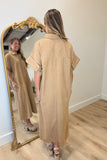 Fallon Faux Suede Dress Came
