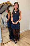 Lexi Lace Maxi Dress Black