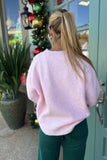 Candy Land Bow Sweater Pink