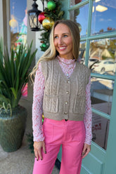 Iced Mocha Sweater Vest