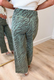 Savanna Safari Zebra Pants Olive