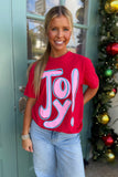 JOY! Graphic Tee Red